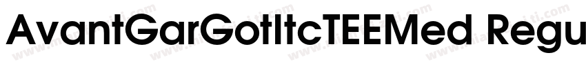 AvantGarGotItcTEEMed Regular字体转换
